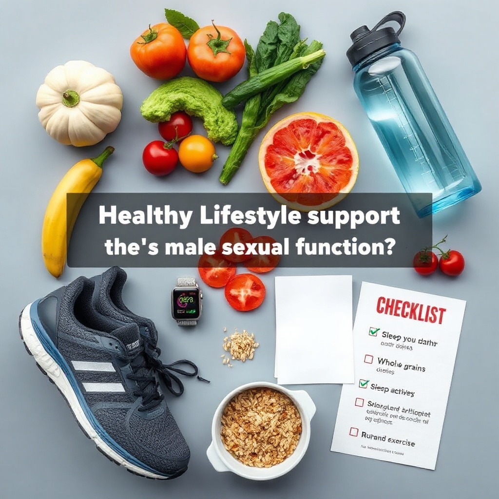 Healthy lifestyle elements supporting potency